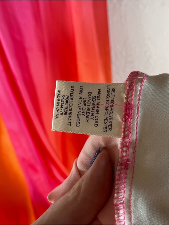 12th Tribe Mirabella Pink Satin Sorbet Maxi Dress - Picture 16 of 16